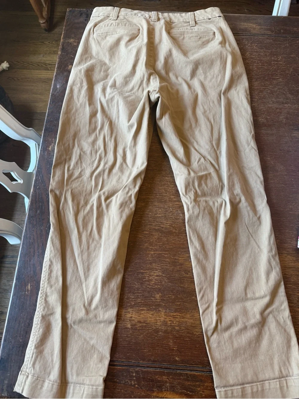 EUC J.Crew High Rise Girlfriend Chino Pants size 6